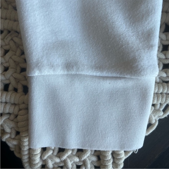 ANTHROPOLOGIE Sol Angeles Creamy White Sweatshirt with Graphic Print Size M - Picture 4 of 13